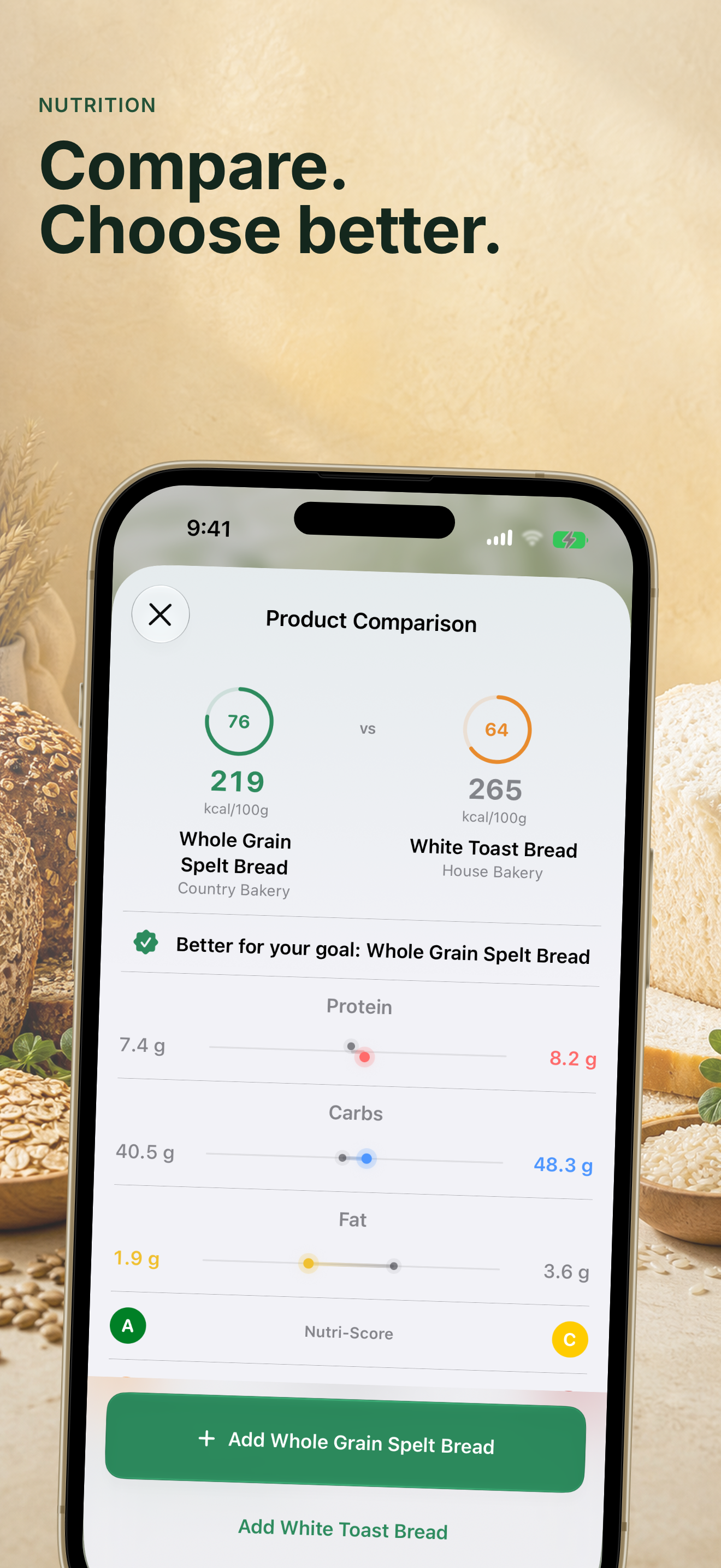 Product comparison
